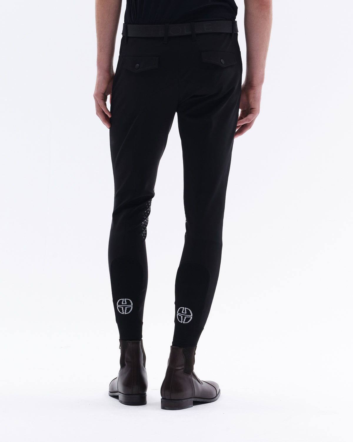 Model image - Athletic Male Breeches  Full Grip w. Back pocket - Navy