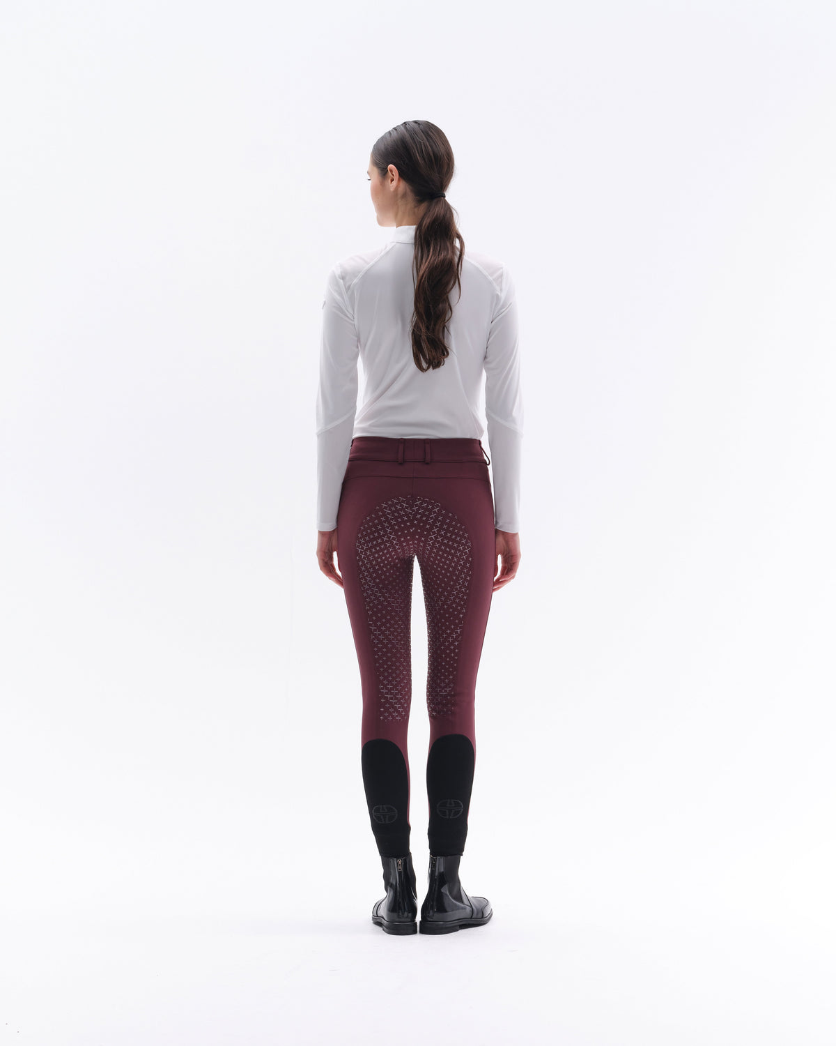 Model image - Athletic High Waist Breeches Full Grip - Olive