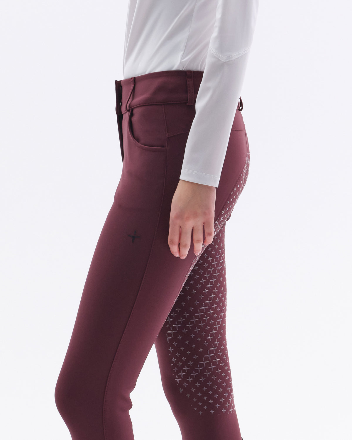 Model image - Athletic High Waist Breeches Full Grip - Olive