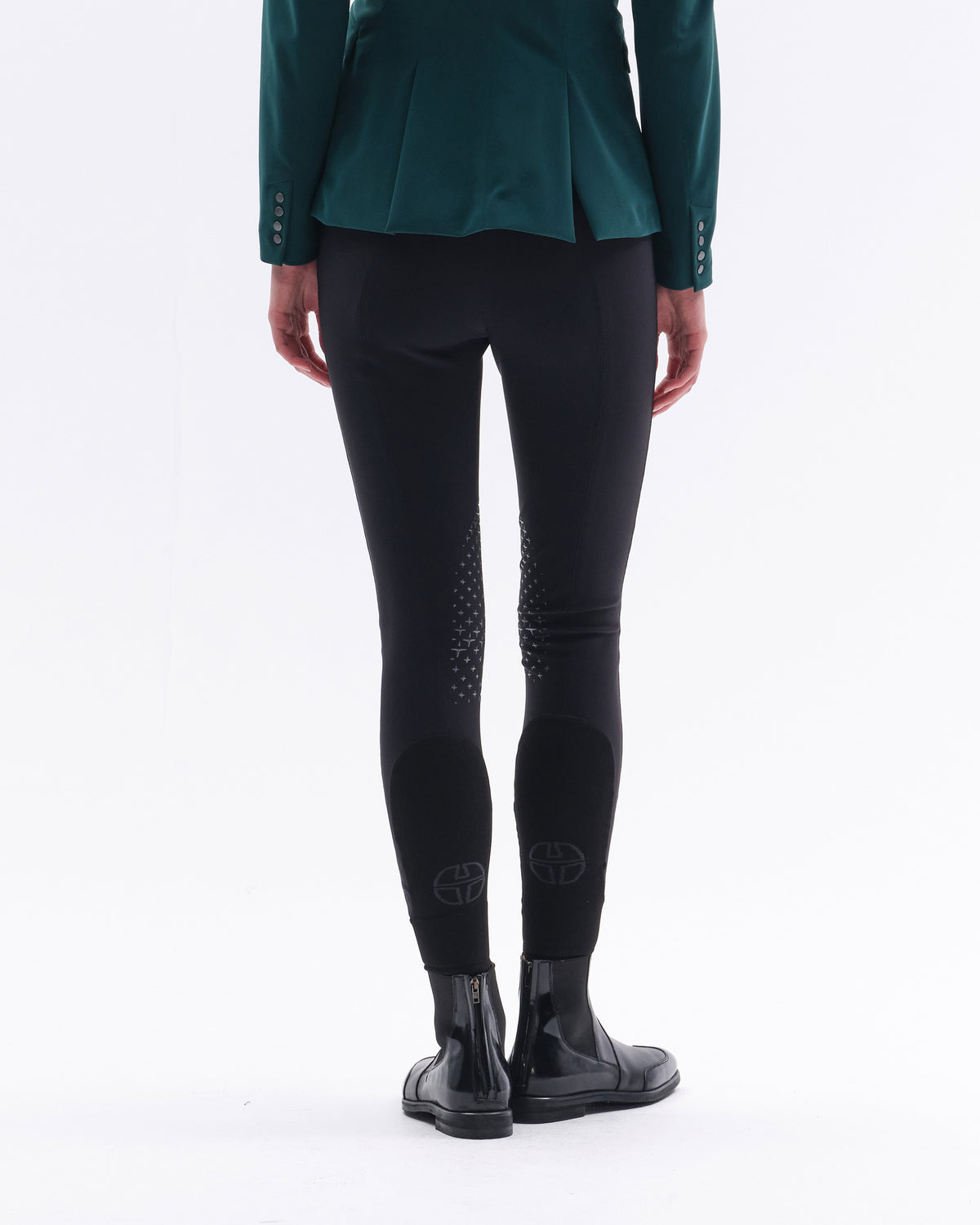 Model image - Athletic High Waist Breeches Knee Grip - Terra Brown