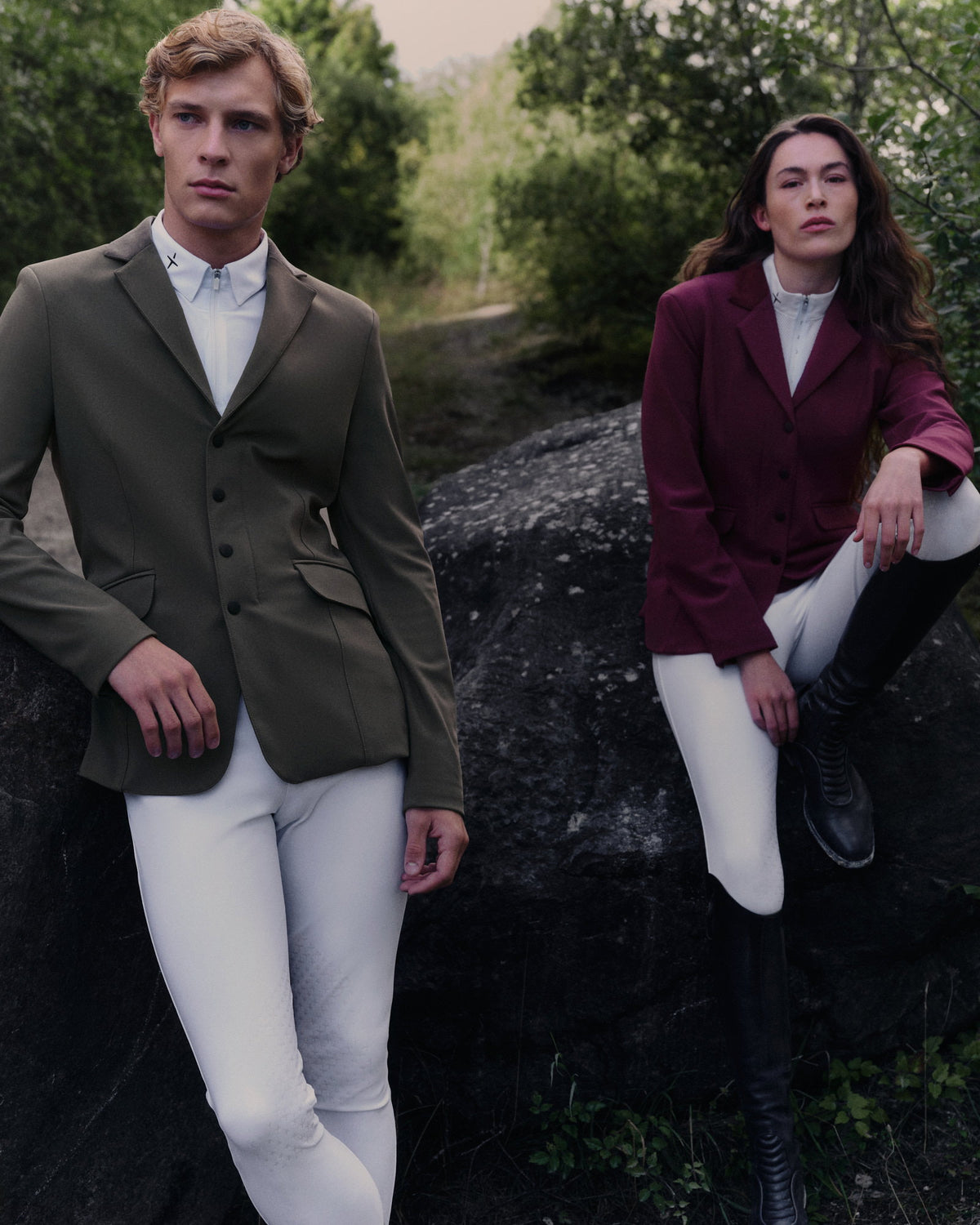 Model image - Light Tech Class Riding Jacket Male - Red