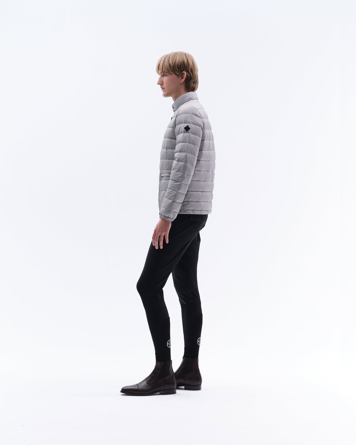 Model image - Light Goose Down Jacket Male - Black