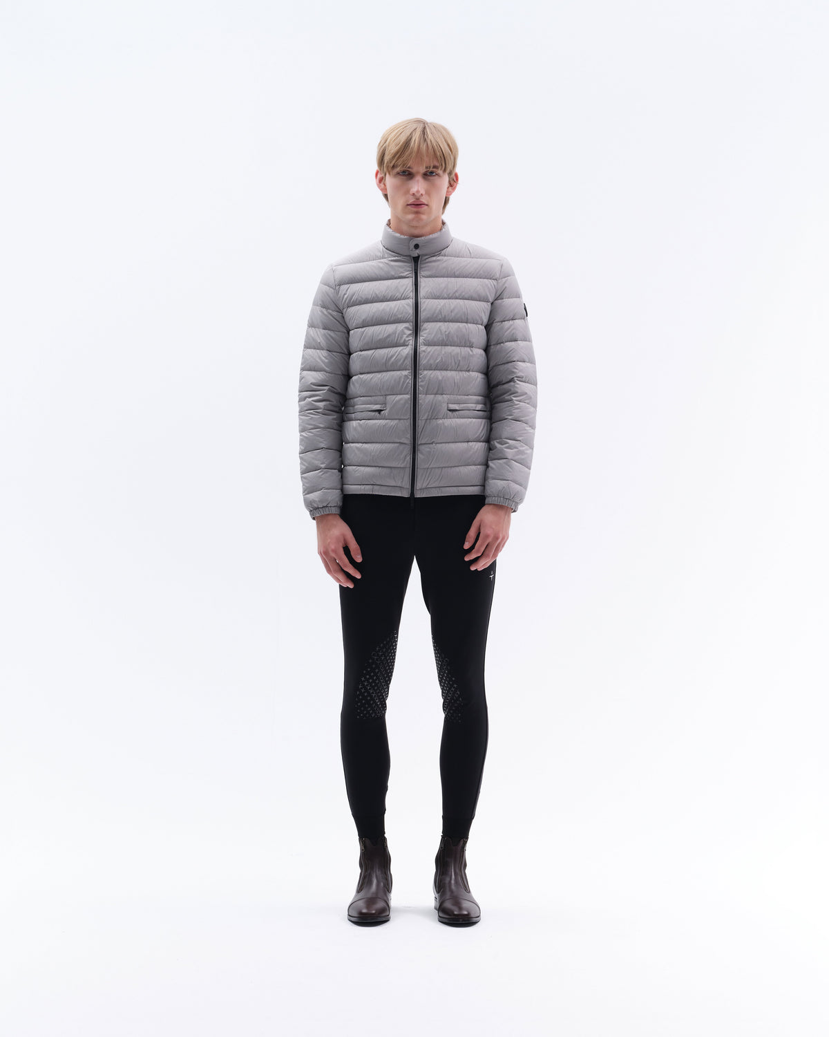 Model image - Light Goose Down Jacket Male - Black