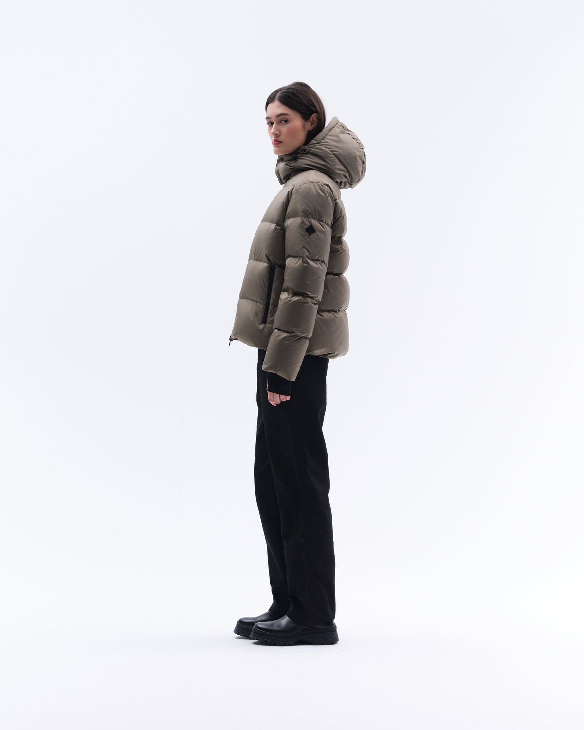 Model image - Goose Down Puffer - Black