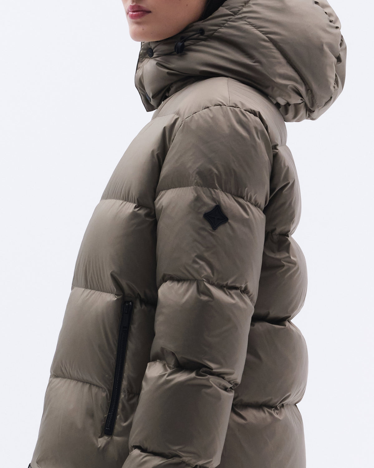 Model image - Goose Down Puffer - Black