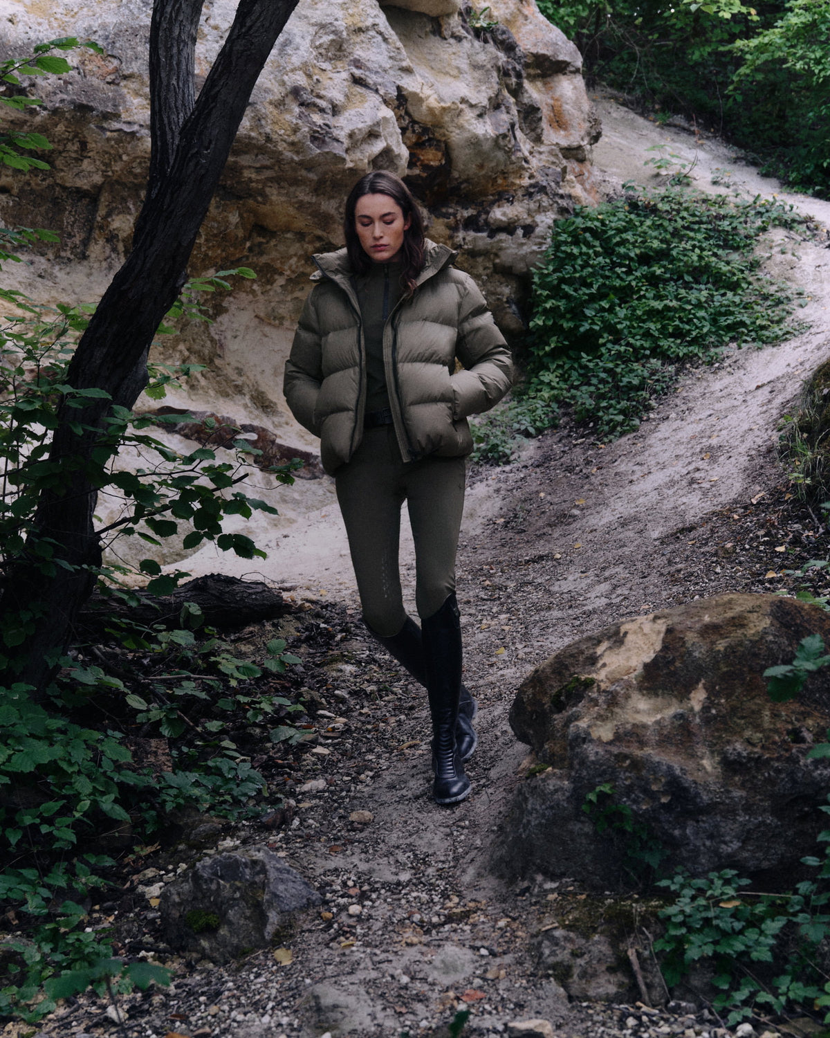 Model image - Goose Down Puffer - Black