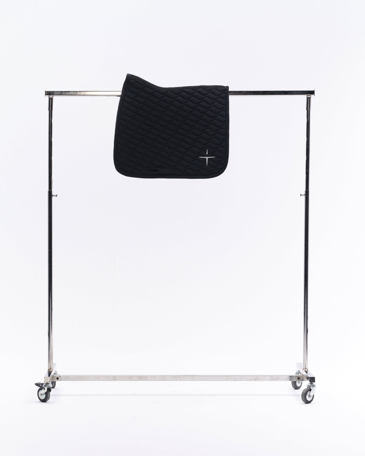 Model image - Shevron Tech-Jersey Dressage Saddle Pad - Terra/Black