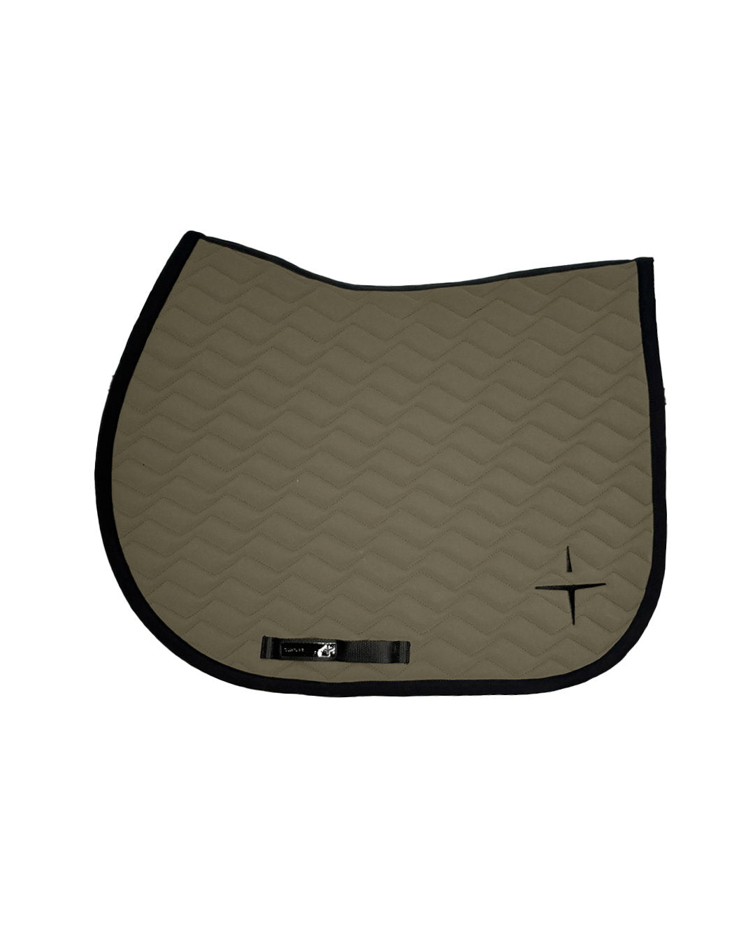 Model image - Shevron Tech-Jersey Jump Saddle Pad - Black