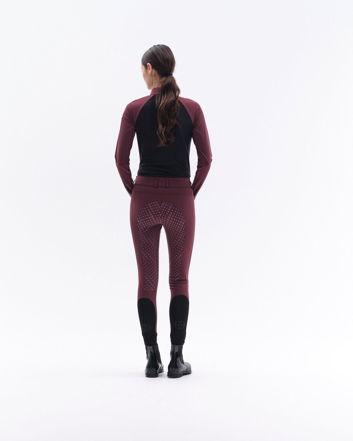Model image - Aero Female Competition Polo Balance™ LS 2.0 - Sand / Sand