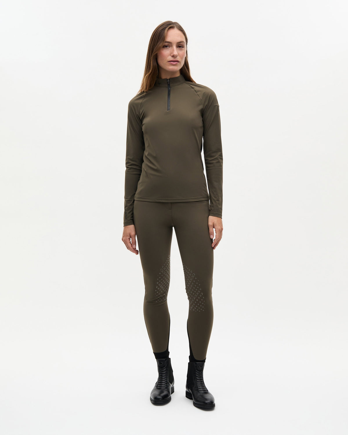 Model image - Aero Female Competition Polo Balance™ LS 2.0 - Bordeaux
