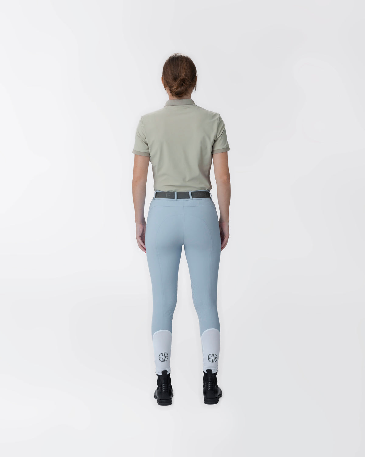 Model image - Technical Piqué Polo w Snap Female - Navy