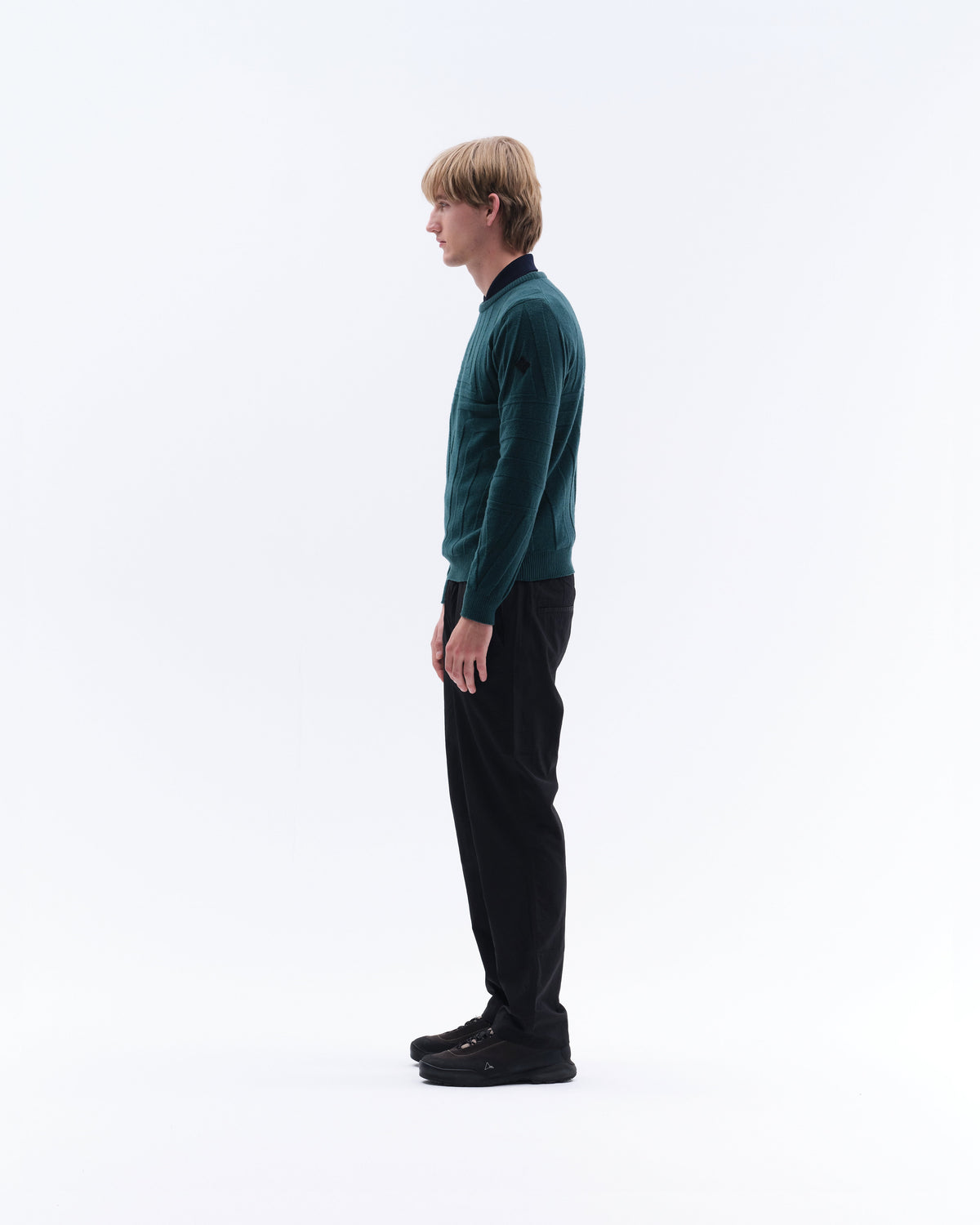 Model image - Ecco Wool Cashmere Sweater Unisex - Navy