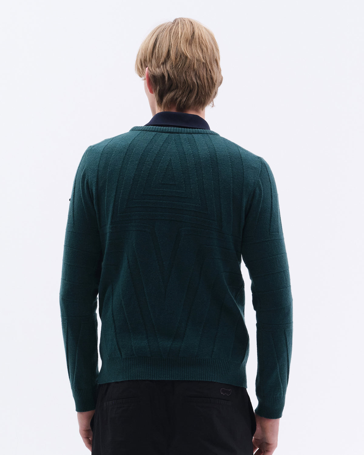 Model image - Ecco Wool Cashmere Sweater Unisex - Navy