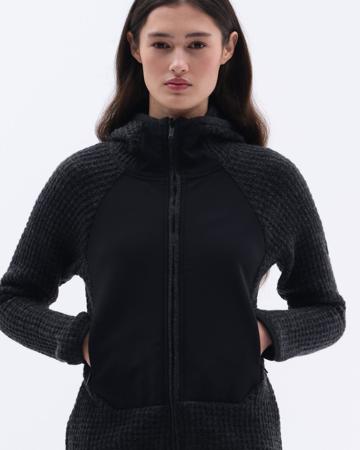 Model image - Technical Knit Jacket V2 Female - Black